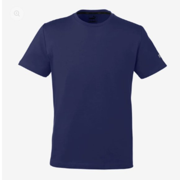PUMA - Essentials Short Sleeve Tee - Navy Blue - Picture 5 of 5